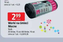 E.Leclerc Worki na śmieci mocne 160 l York oferta