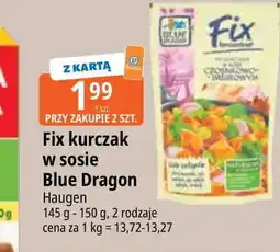 E.Leclerc Fix koncentrat kurczak w sosie czosnkowo-imbirowym Blue Dragon oferta