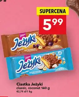Lewiatan Ciastka Jeżyki classic, coconut oferta