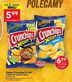 Lewiatan Chipsy Crunchips X-Cut Chakalaka 140g Lorenz oferta