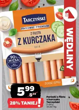 Netto Parówki z fileta z kurczaka Tarczyński oferta