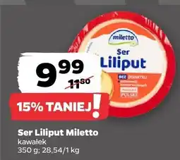 Netto Ser Liliput kawałek Miletto oferta