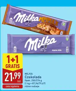 ALDI Czekolada Milka MMMAX Peanut Caramel 1+1 gratis oferta