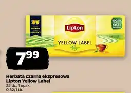 Netto Herbata czarna ekspresowa Yellow Label Lipton oferta