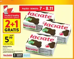 Intermarche Masło ekstra 2+1 Gratis ŁACIATE oferta