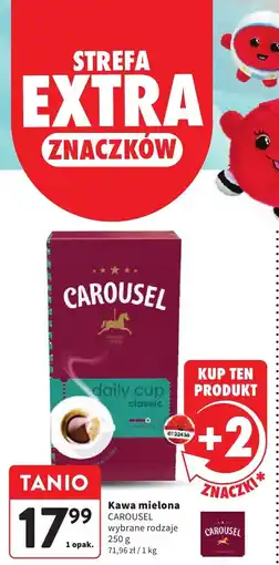 Intermarche Kawa mielona CAROUSEL wybrane rodzaje oferta