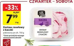 Intermarche Zestaw rosołowy z kaczki pakowany po ok. 750 g Dobre z Krainy oferta
