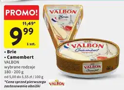 Intermarche Ser Camembert VALBON wybrane rodzaje oferta