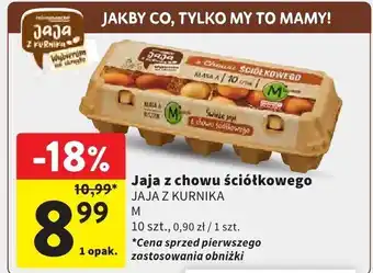 Jaja z chowu ściółkowego Jaja z Kurnika M