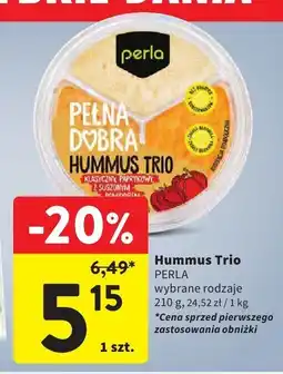 Intermarche Hummus Trio Perla oferta