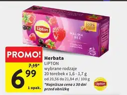 Intermarche Herbata LIPTON oferta