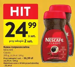 Intermarche Kawa rozpuszczalna NESCAFE Classic oferta