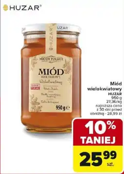 Carrefour Miód wielokwiatowy HUZAR oferta