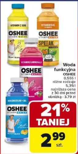 Carrefour Woda funkcyjna OSHEE oferta