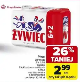 Carrefour Piwo ŻYWIEC oferta