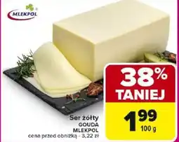 Carrefour Ser żółty GOUDA MLEKPOL oferta