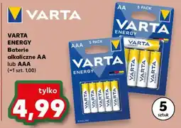 Kaufland VARTA ENERGY Baterie alkaliczne AA lub AAA oferta