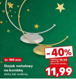 Kaufland Stojak metalowy na bombkę oferta