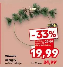 Kaufland Wianek okrągły oferta