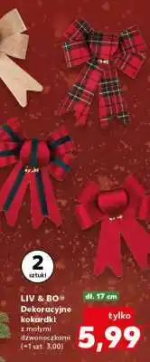 Kaufland LIV & BO Dekoracyjne kokardki oferta