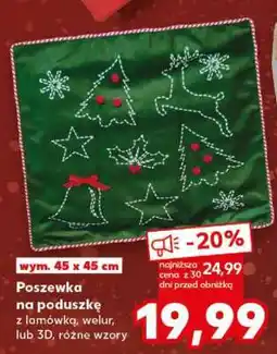 Kaufland Poszewka na poduszkę oferta