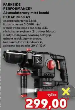 Kaufland PARKSIDE PERFORMANCE Akumulatorowy młot kombi PKHAP 2058 A1 oferta