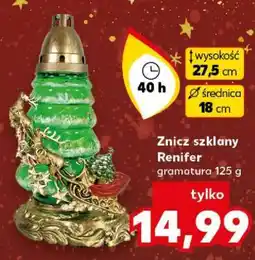 Kaufland Znicz szklany Renifer oferta