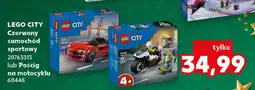 Kaufland LEGO CITY Czerwony samochód sportowy lub Pościg na motocyklu oferta