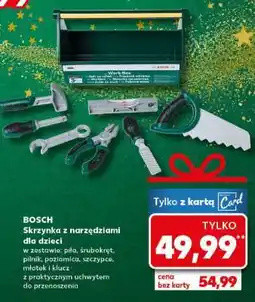 Kaufland BOSCH Skrzynka z narzędziami dla dzieci oferta