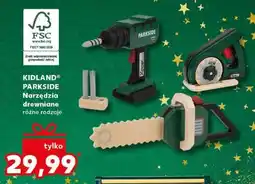 Kaufland KIDLAND PARKSIDE Narzędzia drewniane różne rodzaje oferta