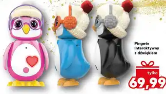 Kaufland Pingwin interaktywny z dźwiękiem oferta