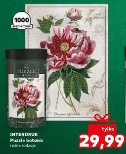 Kaufland INTERDRUK Puzzle botanic oferta