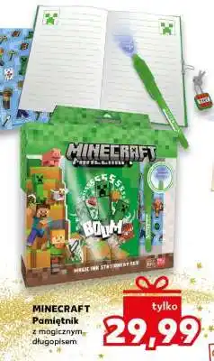 Kaufland MINECRAFT Pamiętnik z magicznym długopisem oferta