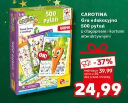 Kaufland CAROTINA Gra edukacyjna 500 pytań oferta