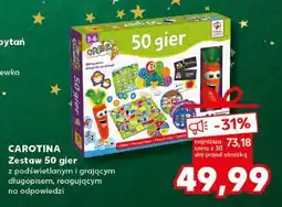 Kaufland CAROTINA Zestaw 50 gier oferta