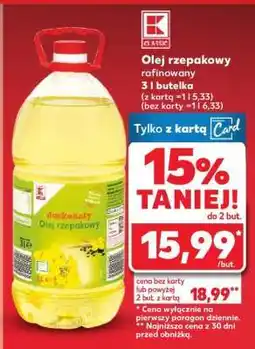 Kaufland Olej rzepakowy oferta