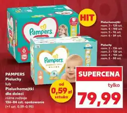Kaufland PAMPERS Pieluchy lub Pieluchomajtki dla dzieci oferta