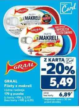 Kaufland GRAAL Filety z makreli oferta
