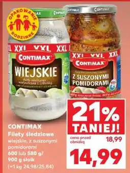 Kaufland CONTIMAX Filety śledziowe wiejskie, z suszonymi pomidorami oferta