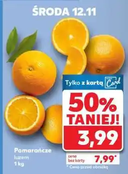 Kaufland Pomarańcze, luzem 1 kg oferta
