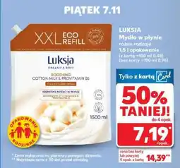 Kaufland LUKSJA Mydło w płynie różne rodzaje oferta