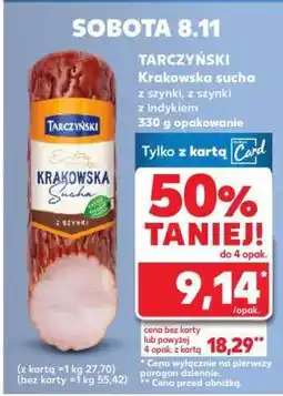Kaufland TARCZYŃSKI Krakowska sucha oferta