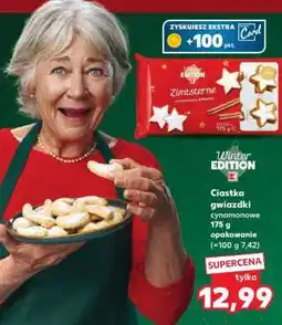 Kaufland Ciastka gwiazdki cynamonowe 175 g opakowanie oferta