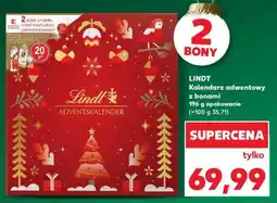 Kaufland LINDT Kalendarz adwentowy z bonami oferta