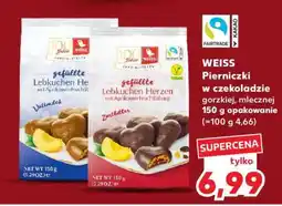 Kaufland WEISS Pierniczki w czekoladzie gorzkiej, mlecznej oferta