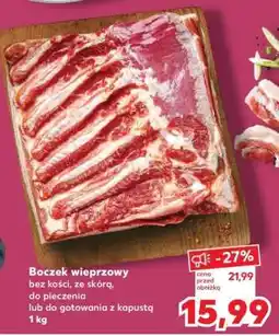 Kaufland Boczek wieprzowy oferta