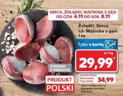 Kaufland Żołądki, Serca, lub Wątroba z gęsi oferta