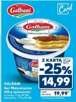 Kaufland GALBANI Ser Mascarpone 500 g opakowanie oferta