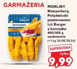 Kaufland MORLINY Neworkery, Polędwiczki panierowane lub Burger z kurczaka oferta