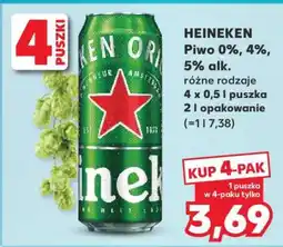 Kaufland HEINEKEN Piwo 0%, 4%, 5% alk oferta